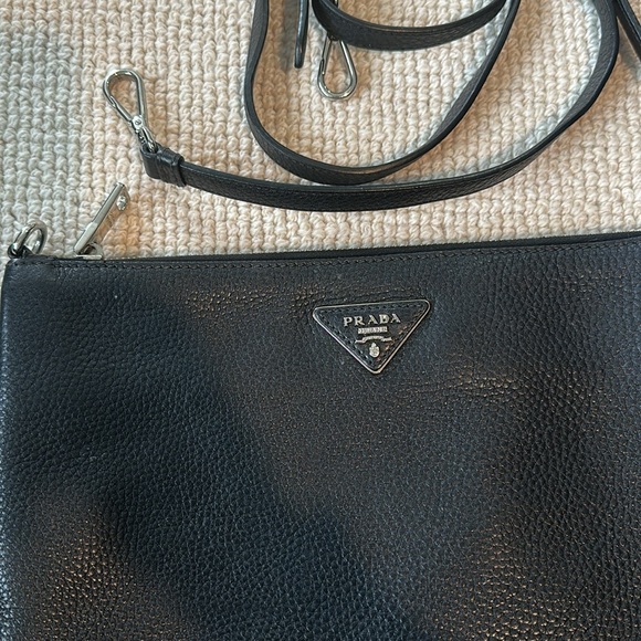 Prada Black Leather Crossbody Bag - Picture 4 of 10